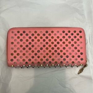 Authentic Christian Louboutin leather wallet